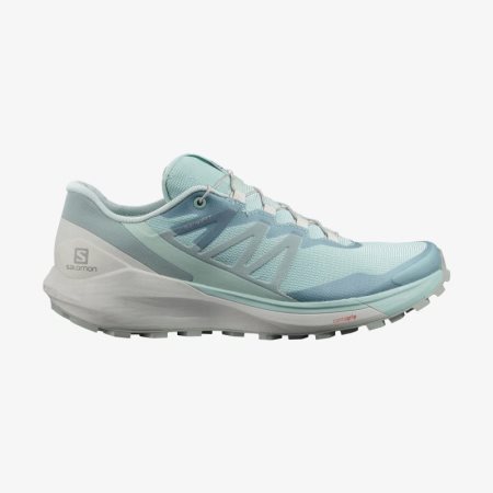 Zapatillas Trail Running Salomon SENSE RIDE 4 Mujer Turquesa (ES-UVMT)